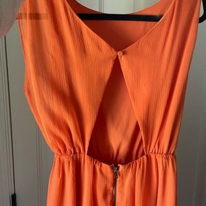 Orange Alice + Olivia Silk Dress